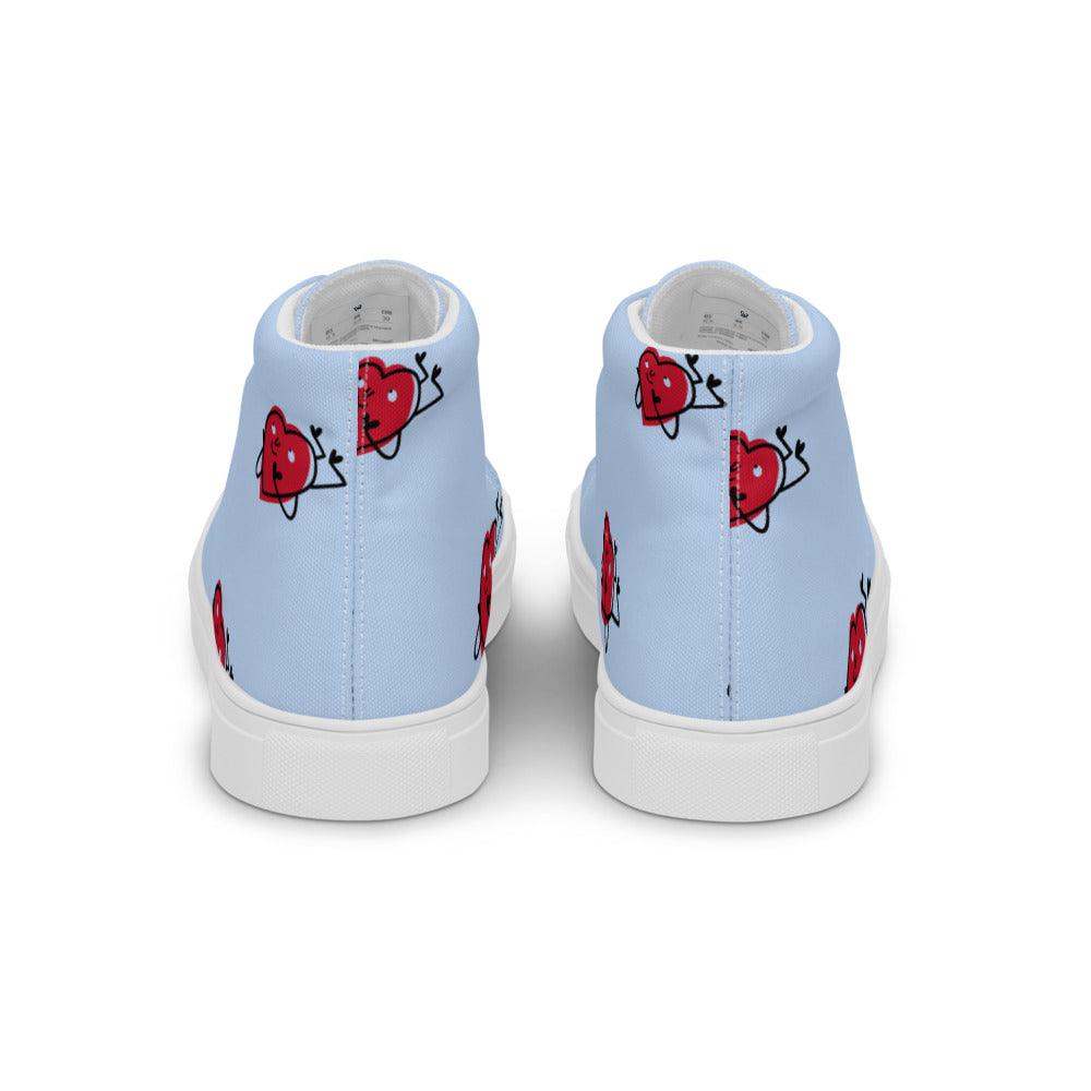 Falling 4 U Women’s High Top Canvas Shoes - MessyBunFun - Your Destination for Stylish Unisex Clothing, Tops and bottoms - MessyBunFun.com