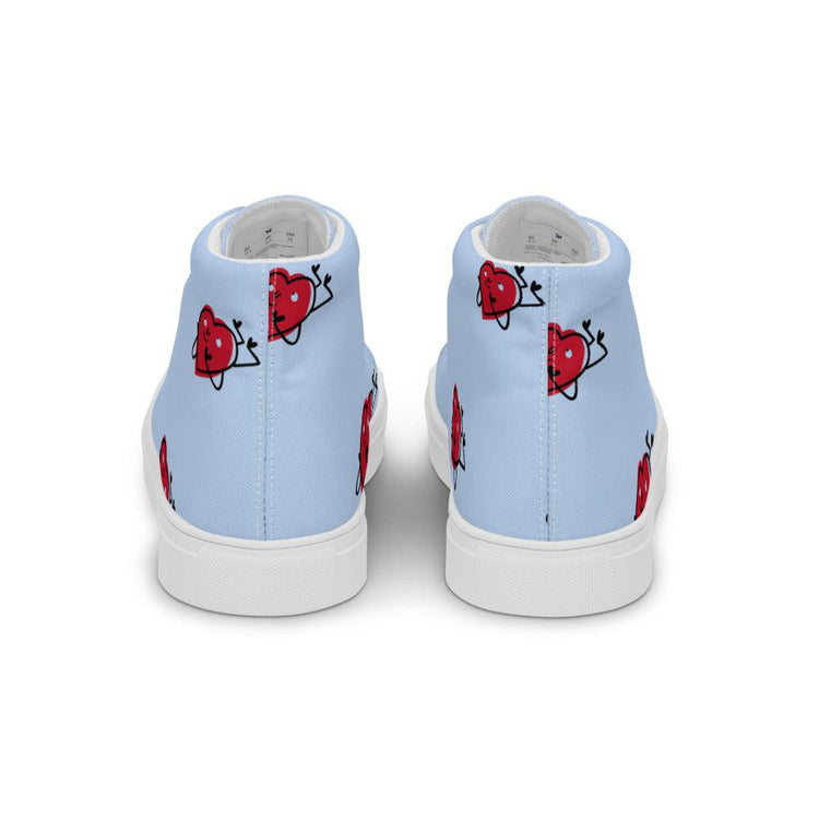 Falling 4 U Women’s High Top Canvas Shoes - MessyBunFun - Your Destination for Stylish Unisex Clothing, Tops and bottoms - MessyBunFun.com