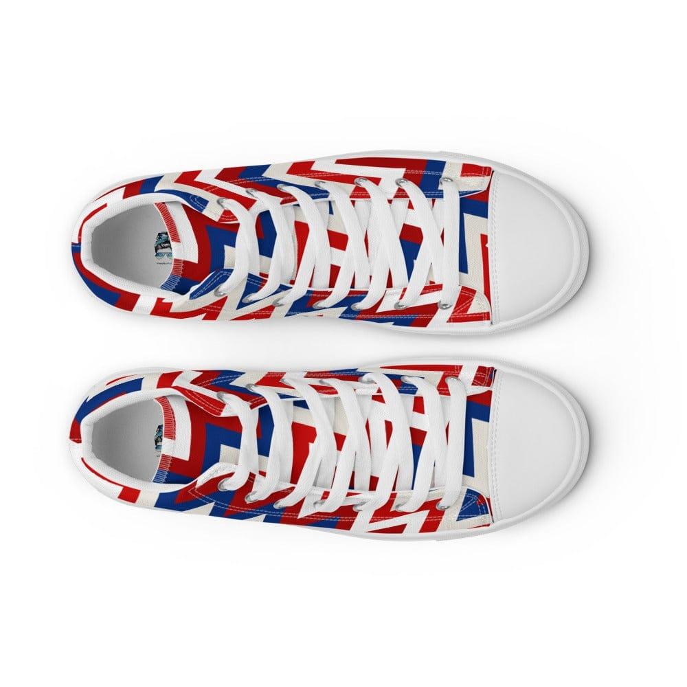 ZigZag USA Women’s High Top Canvas Shoes - MessyBunFun - Your Destination for Stylish Unisex Clothing, Tops and bottoms - MessyBunFun.com