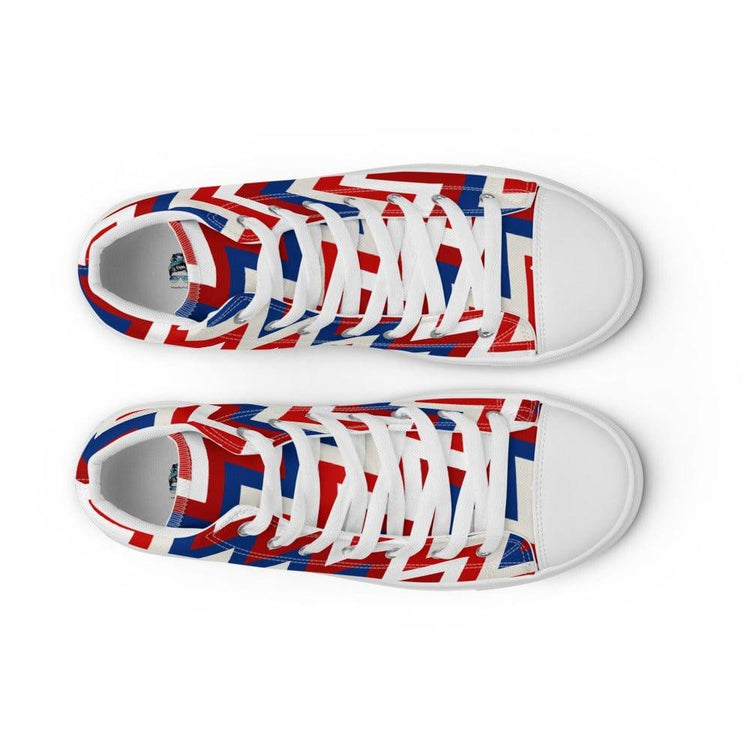 ZigZag USA Women’s High Top Canvas Shoes - MessyBunFun - Your Destination for Stylish Unisex Clothing, Tops and bottoms - MessyBunFun.com