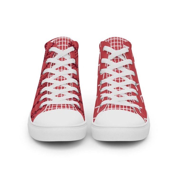 Fraternal Twins Women’s High Top Canvas Shoes - MessyBunFun - Your Destination for Stylish Unisex Clothing, Tops and bottoms - MessyBunFun.com