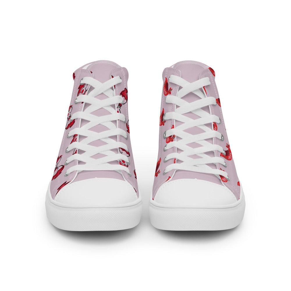 Kissin Cousins Women’s High Top Canvas Shoes - MessyBunFun - Your Destination for Stylish Unisex Clothing, Tops and bottoms - MessyBunFun.com