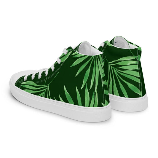 Tropical Nights Women’s High Top Canvas Shoes