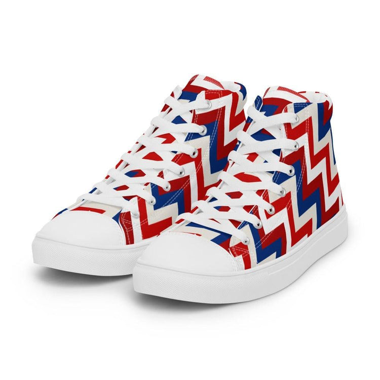 ZigZag USA Women’s High Top Canvas Shoes - MessyBunFun - Your Destination for Stylish Unisex Clothing, Tops and bottoms - MessyBunFun.com