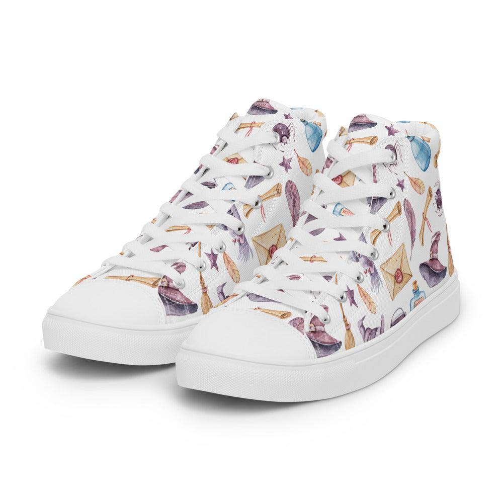 Do You Believe In Magic Women’s High Top Canvas Shoes - MessyBunFun - Your Destination for Stylish Unisex Clothing, Tops and bottoms - MessyBunFun.com