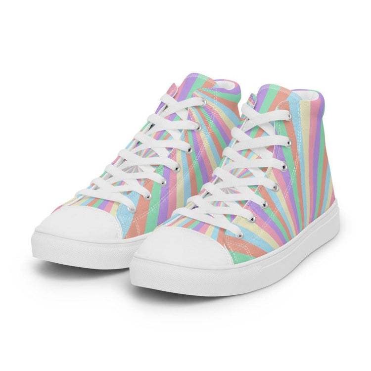 Have a Great Day Women’s High Top Canvas Shoes - MessyBunFun - Your Destination for Stylish Unisex Clothing, Tops and bottoms - MessyBunFun.com