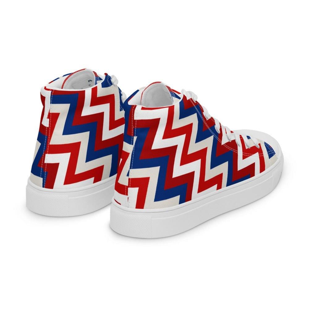 ZigZag USA Women’s High Top Canvas Shoes - MessyBunFun - Your Destination for Stylish Unisex Clothing, Tops and bottoms - MessyBunFun.com