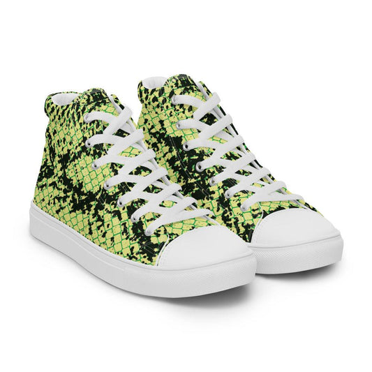 Pavement Pizza Women’s High Top Canvas Shoes - MessyBunFun - Your Destination for Stylish Unisex Clothing, Tops and bottoms - MessyBunFun.com