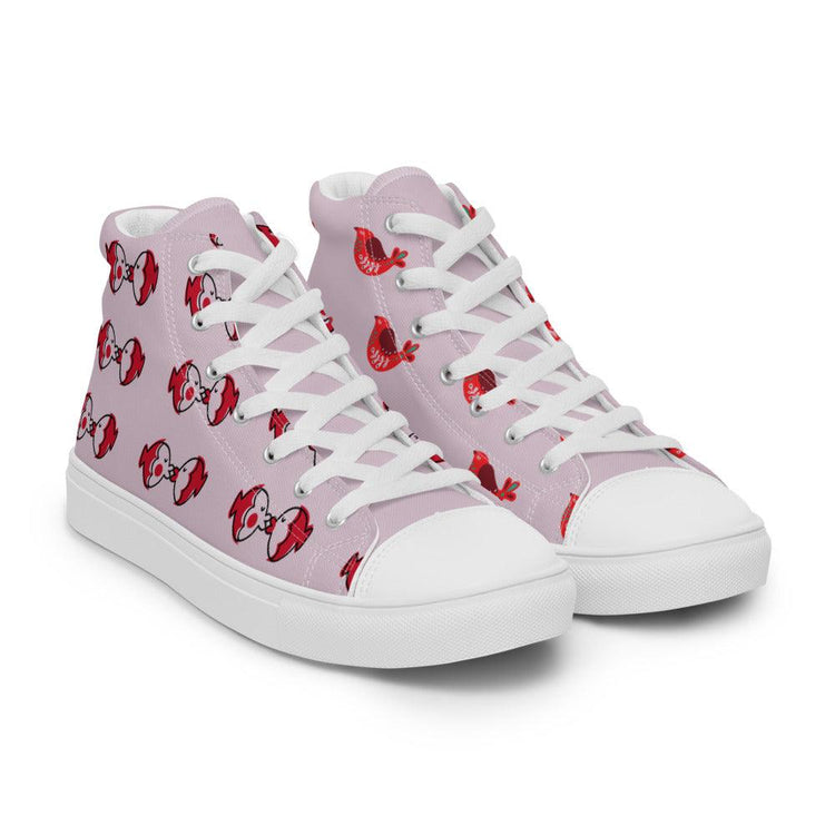 Kissin Cousins Women’s High Top Canvas Shoes - MessyBunFun - Your Destination for Stylish Unisex Clothing, Tops and bottoms - MessyBunFun.com